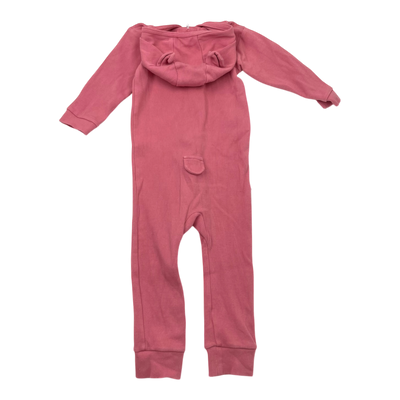 Metsola bear jumpsuit, hot pink | 80cm