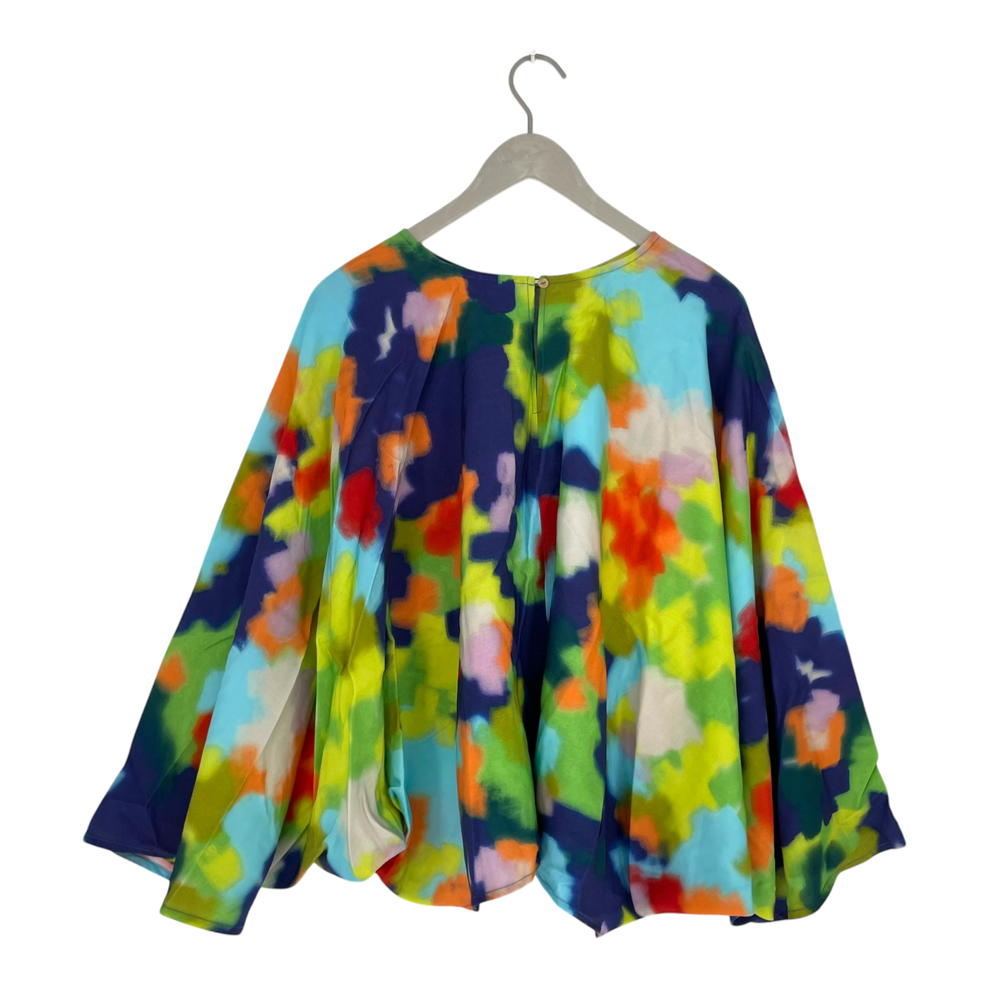 Mainio woven poncho shirt, watercolor | woman S/M