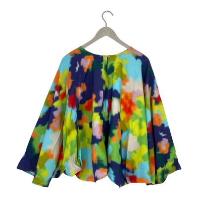 Mainio woven poncho shirt, watercolor | woman S/M
