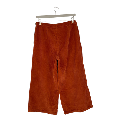 Kaiko wide leg corduroy pants, mahogany | woman 42