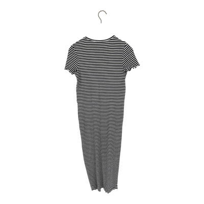 Marimekko rib tricot stripe dress, black / white | woman M