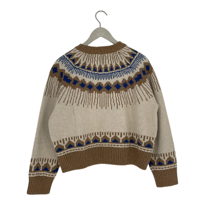 Dedicated senja wool sweater, pearl white | woman S