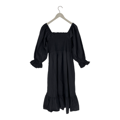 Kaiko smock dress, black | woman M