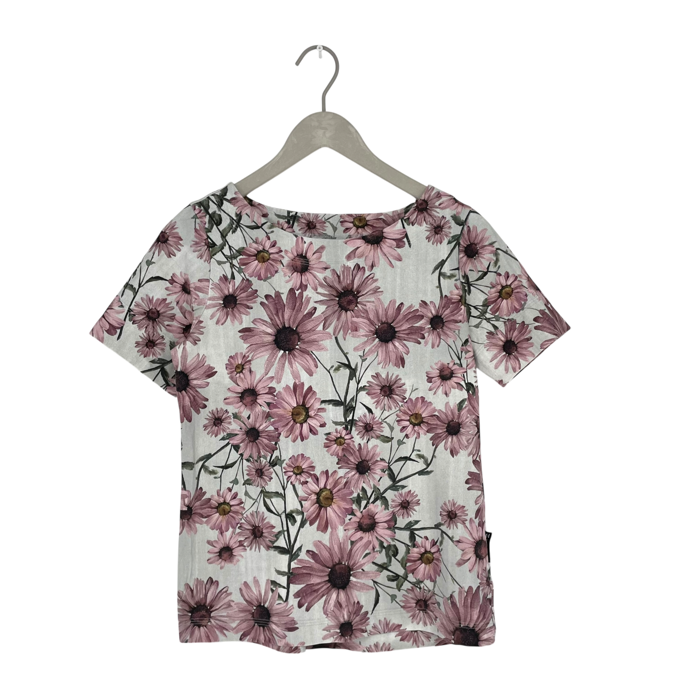 Ommellinen t-shirt, vintage flowers | woman M
