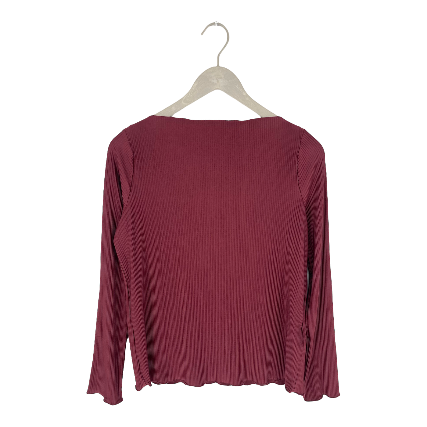 Soft Rebels asiatic plissé blouse, burgundy | woman S