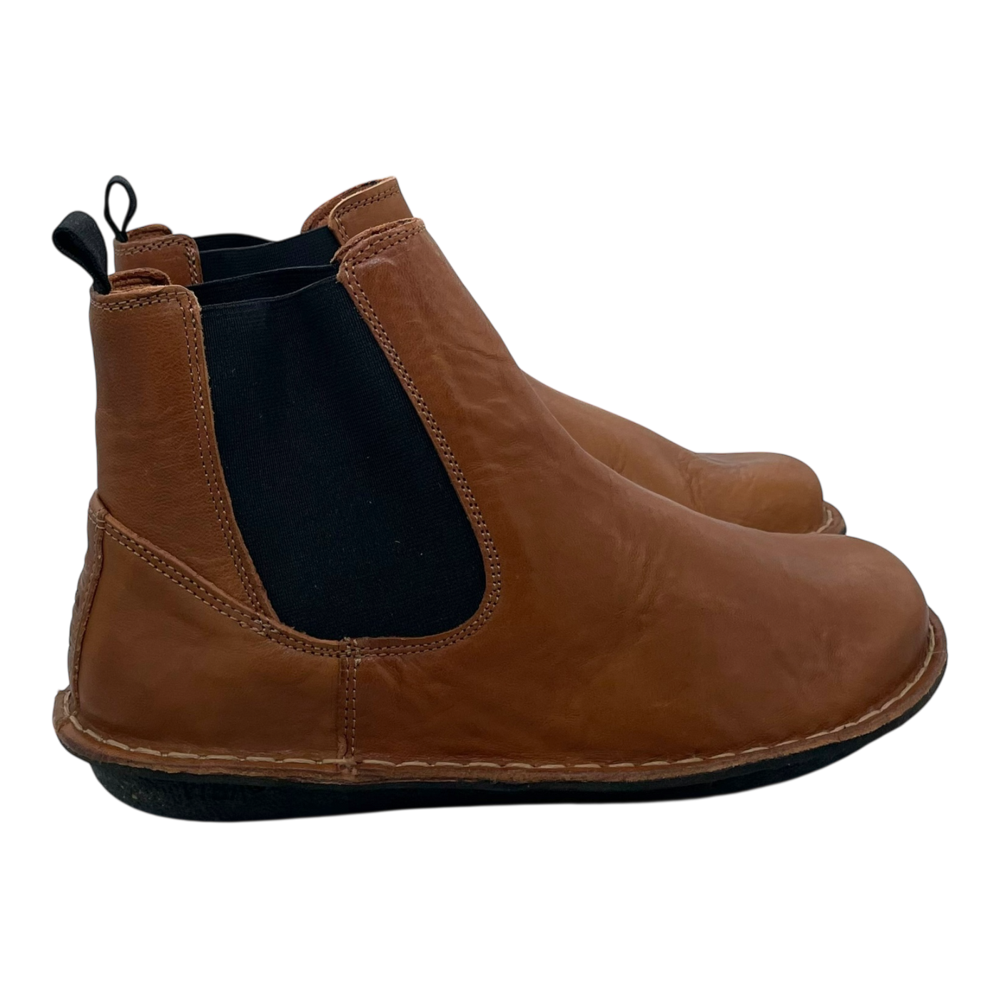 VIBAe Helsinki leather boots, cognac brown | 38