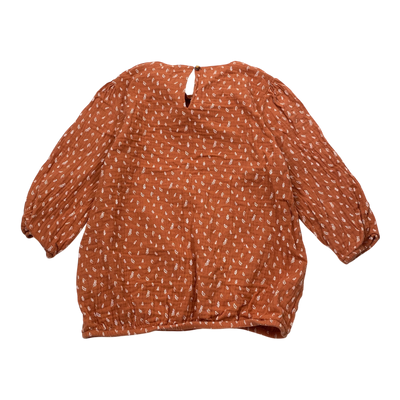 Kaiko muslin shirt, vintage leaf | 134/140cm