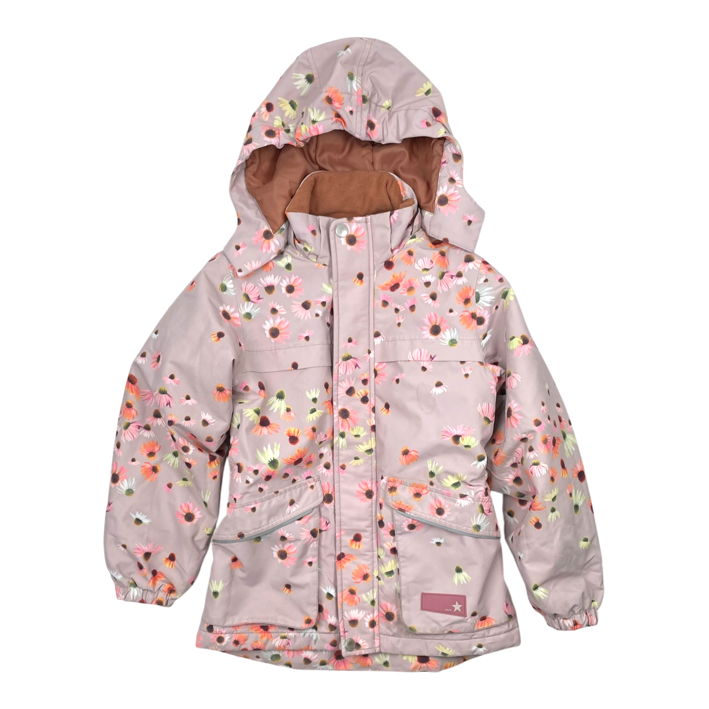Molo heiko winter jacket, flowers | 134cm