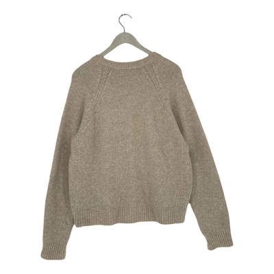 Filippa K knit sweater, almond | woman L