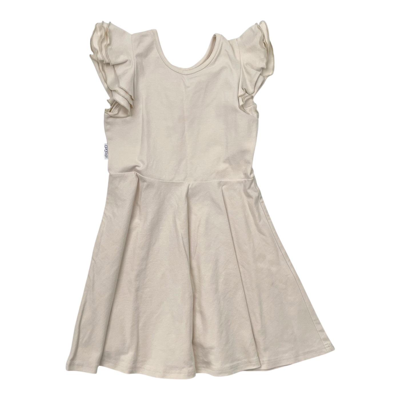 Gugguu ärmellose Kleid, Weizen | 116 cm