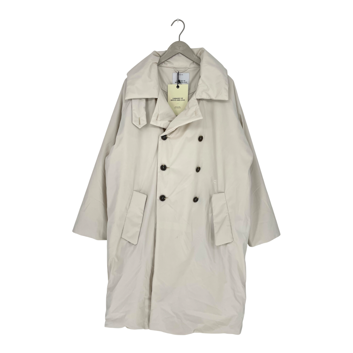 Embassy of Bricks and Logs stainburn puffer coat, pale sand | woman L