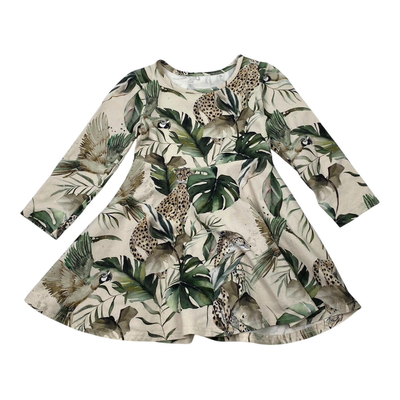 Metsola dress, animals | 86/92cm