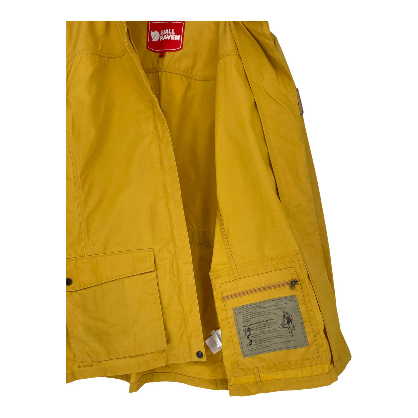 Fjällräven Grönland G-1000 Jacke, Gelb | Frau xl