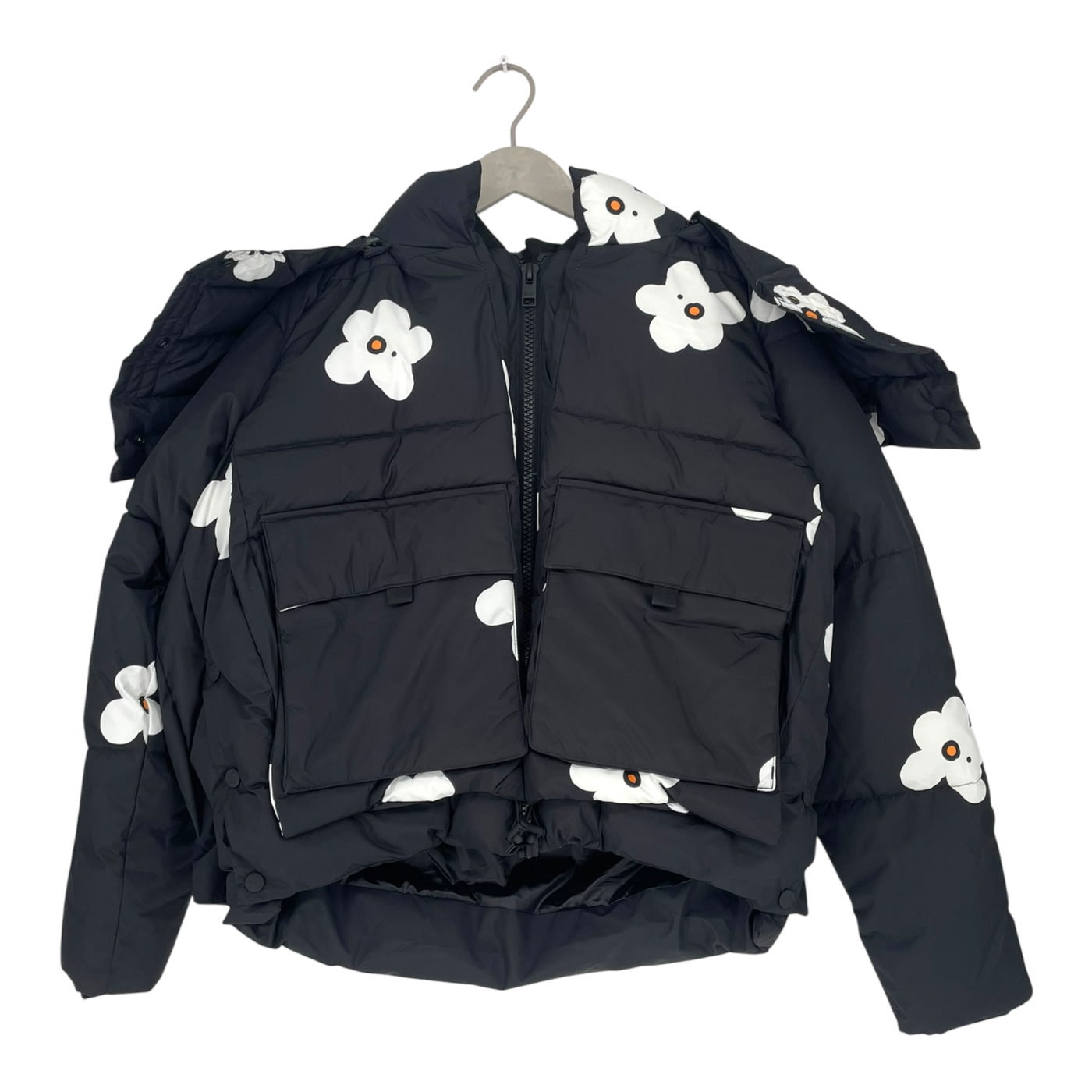 Embassy of Bricks and Logs harlem puffer jacket, flowers | woman S