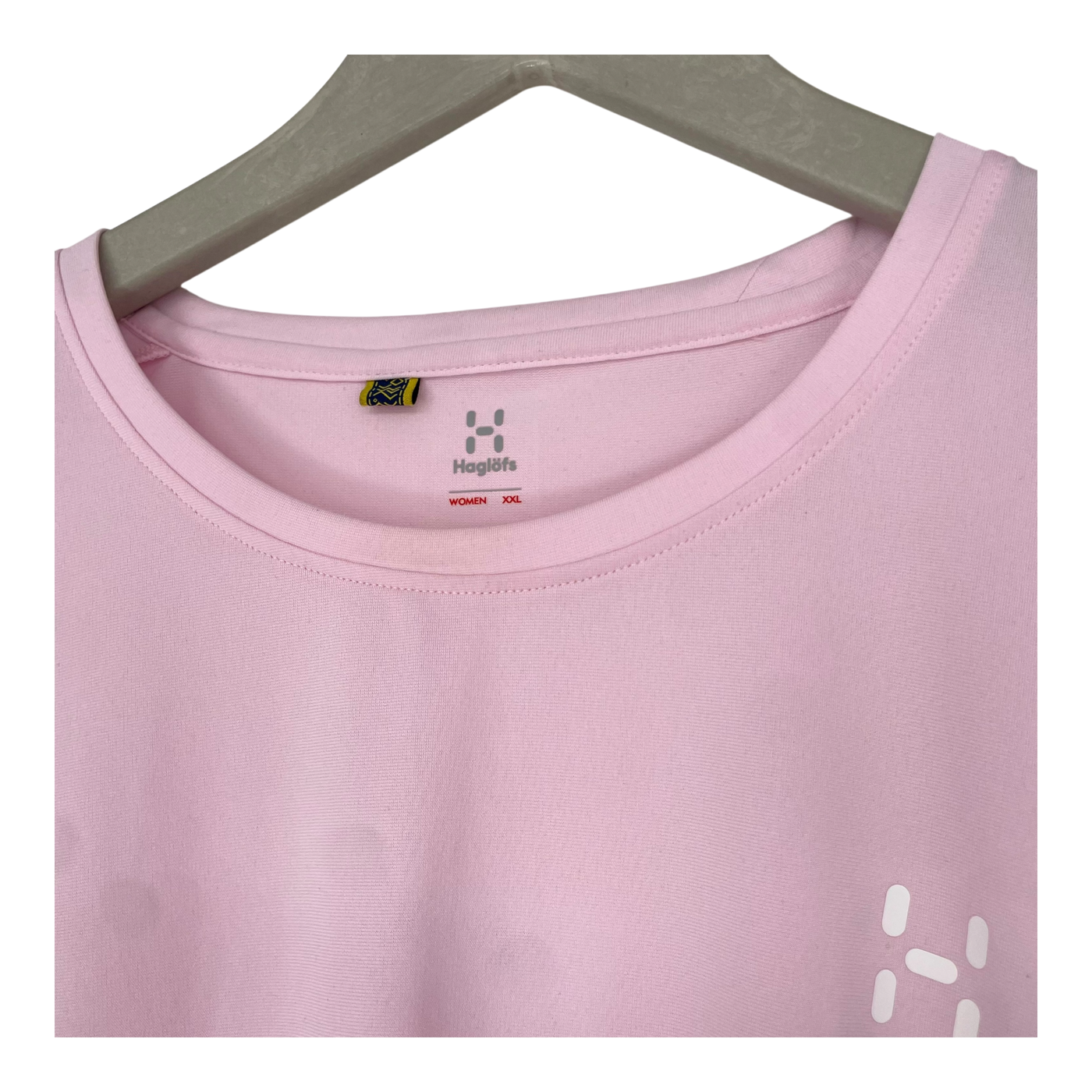 Haglöfs technical t-shirt, misty rose | woman 2XL