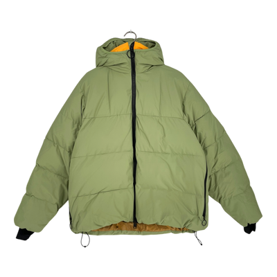 Embassy of Bricks and Logs wynot puffer jacket, moss green | unisex L