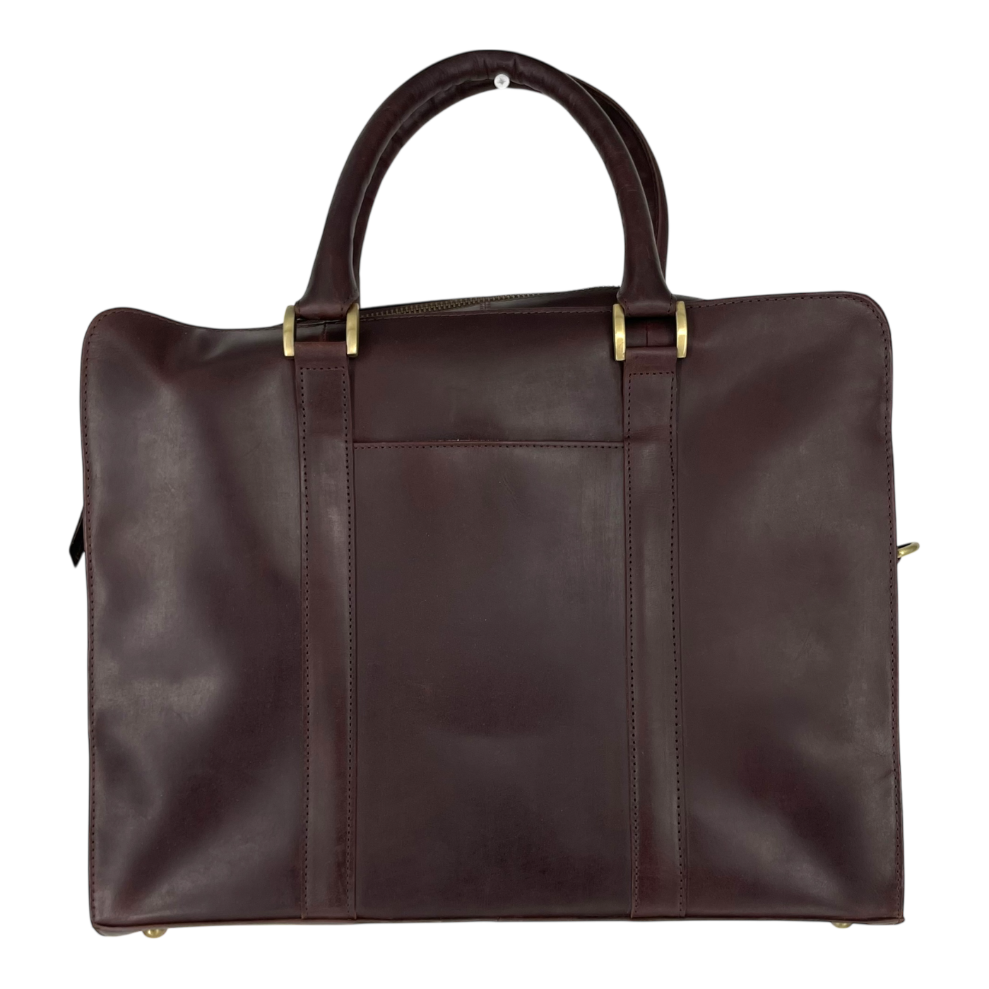 Holzrichter leather briefcase, brown