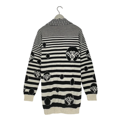 KARINFRAIDENRAIJ victoria knitted cardigan, back/white | woman L
