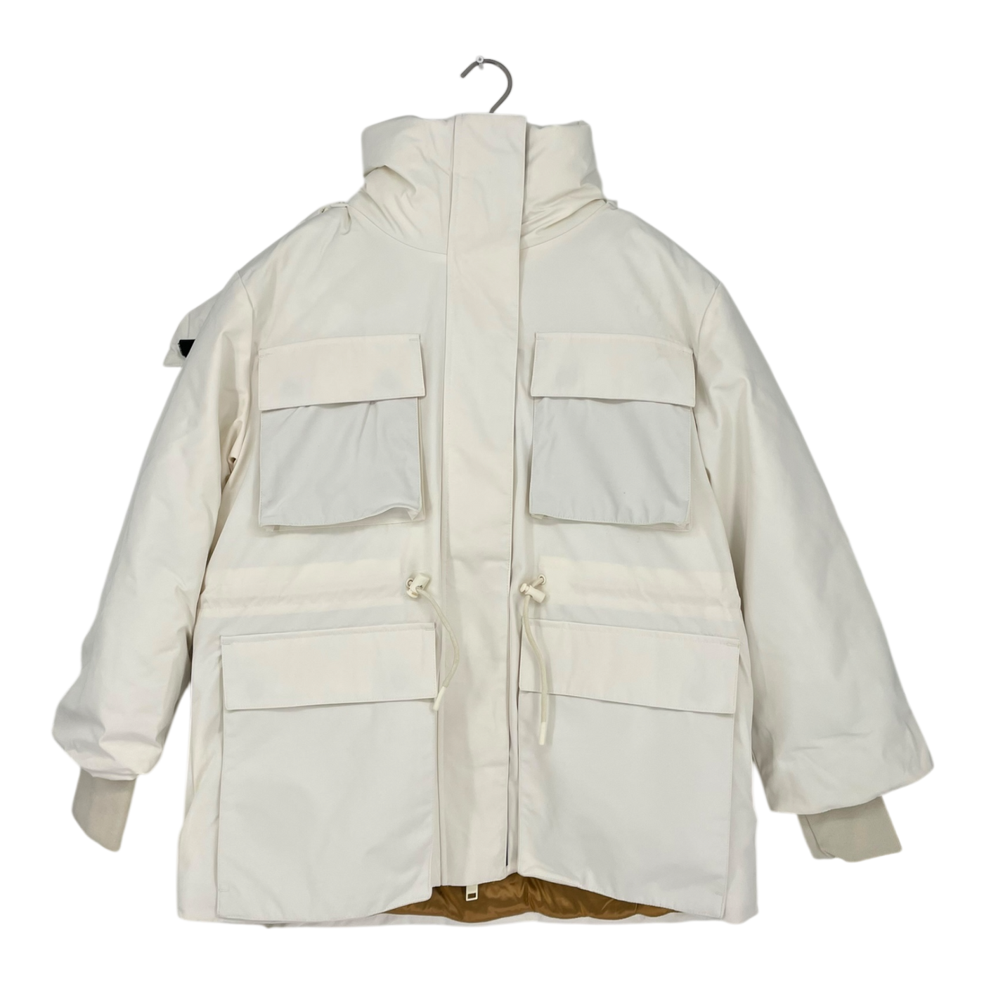 Embassy of Bricks and Logs norfolk parka, white | unisex S