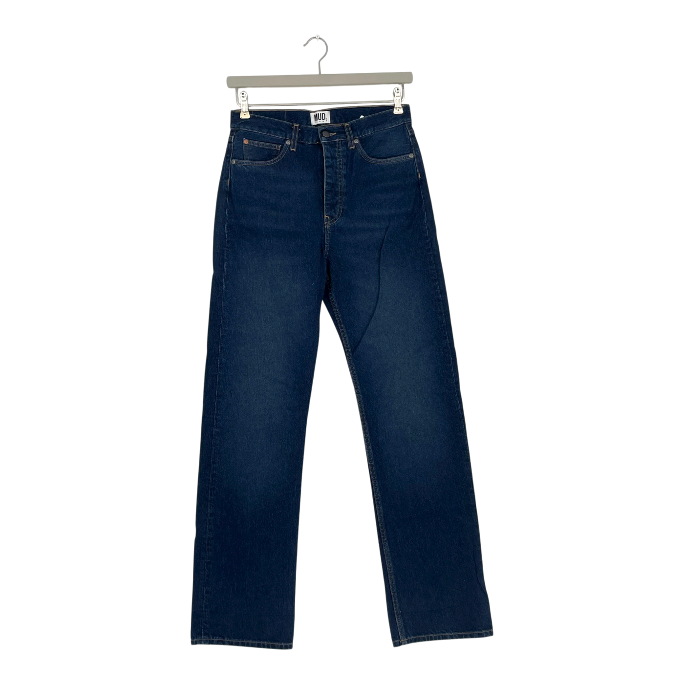 Mud Jeans emma mid loose jeans, denim blue | woman 25/34