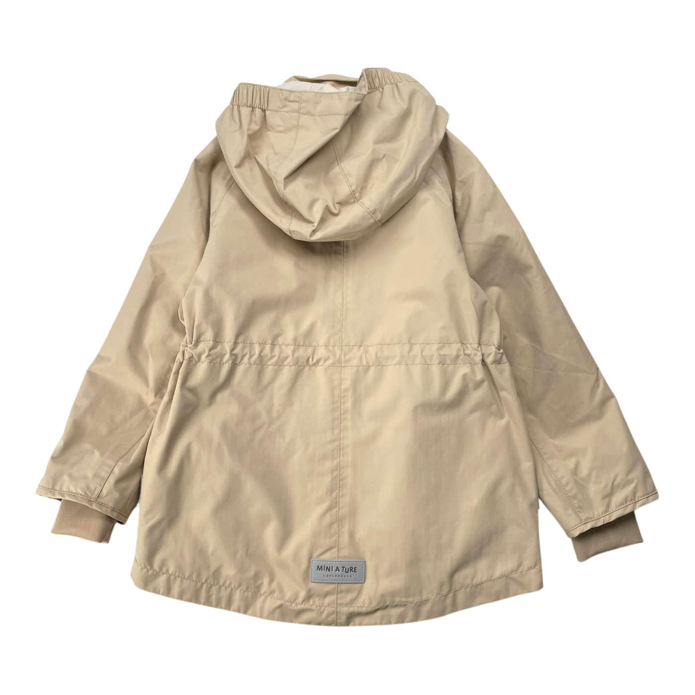 Mini A Ture matallure midseason jacket, almond | 104cm