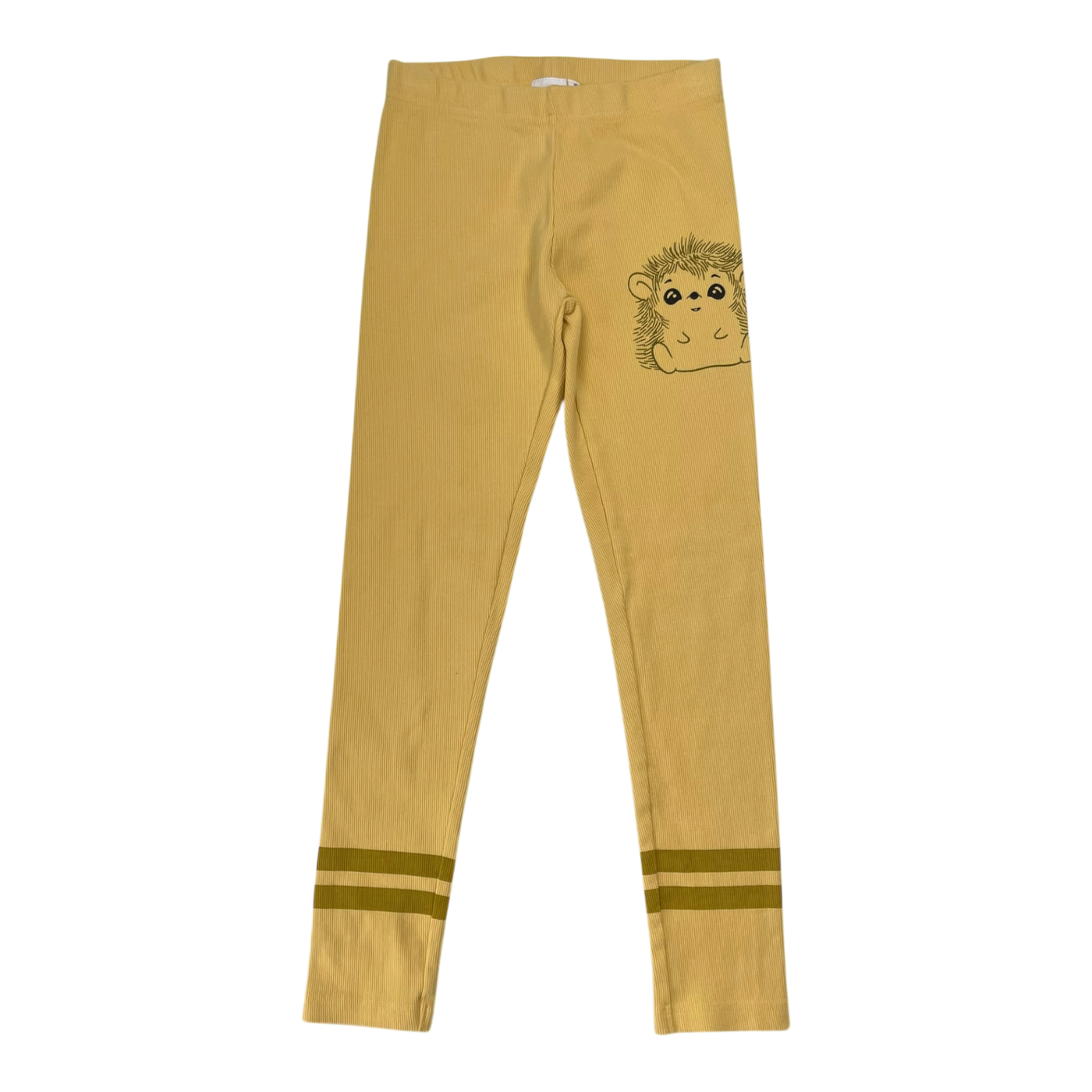 Mainio rib leggings, hedgehog | 134/140cm