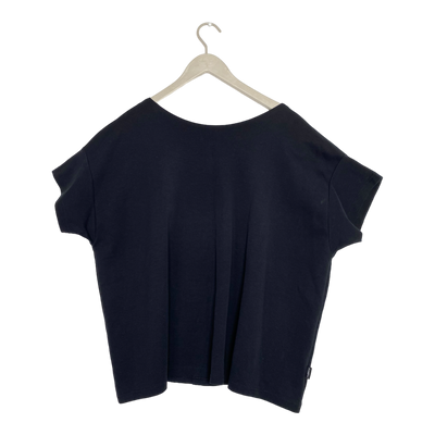 Aarre celene button top, black | woman 4XL