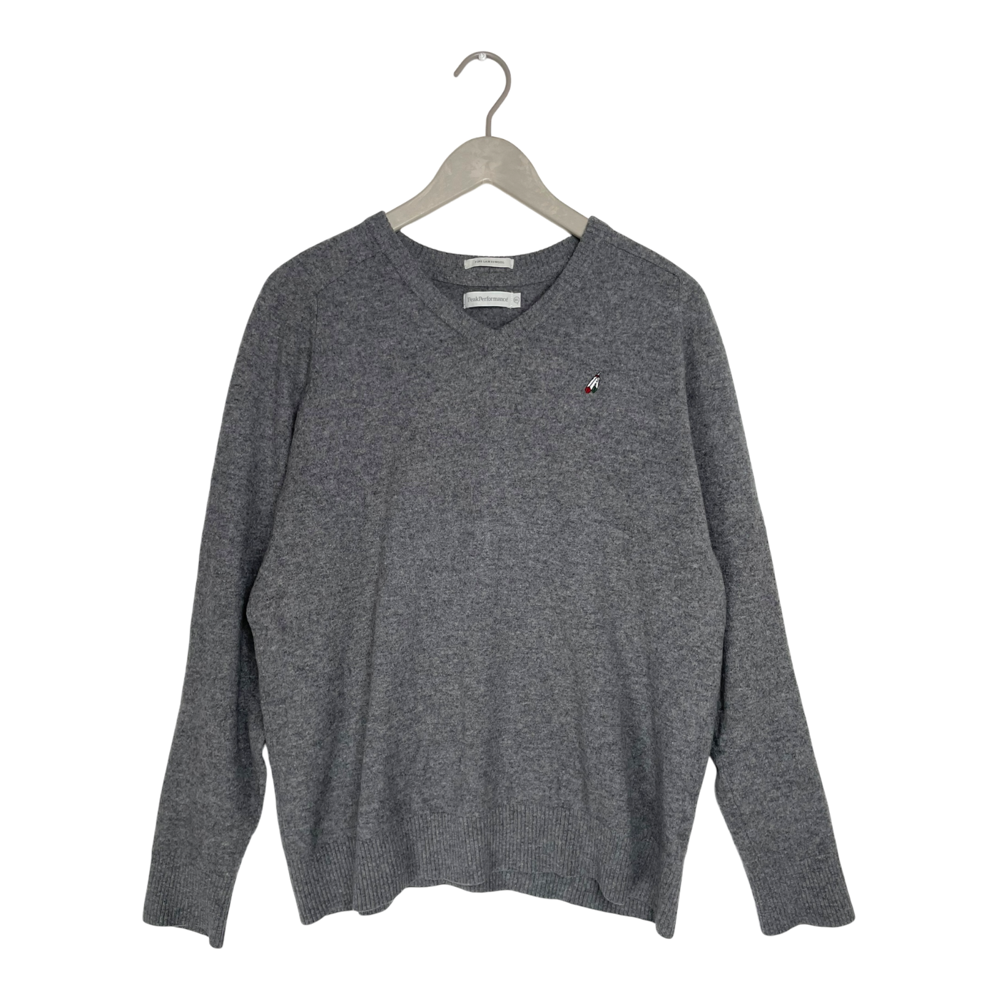 Peak performance wool sweater, grey | man XXL