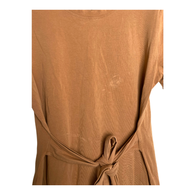 Kaiko belted dress, caramel | woman M