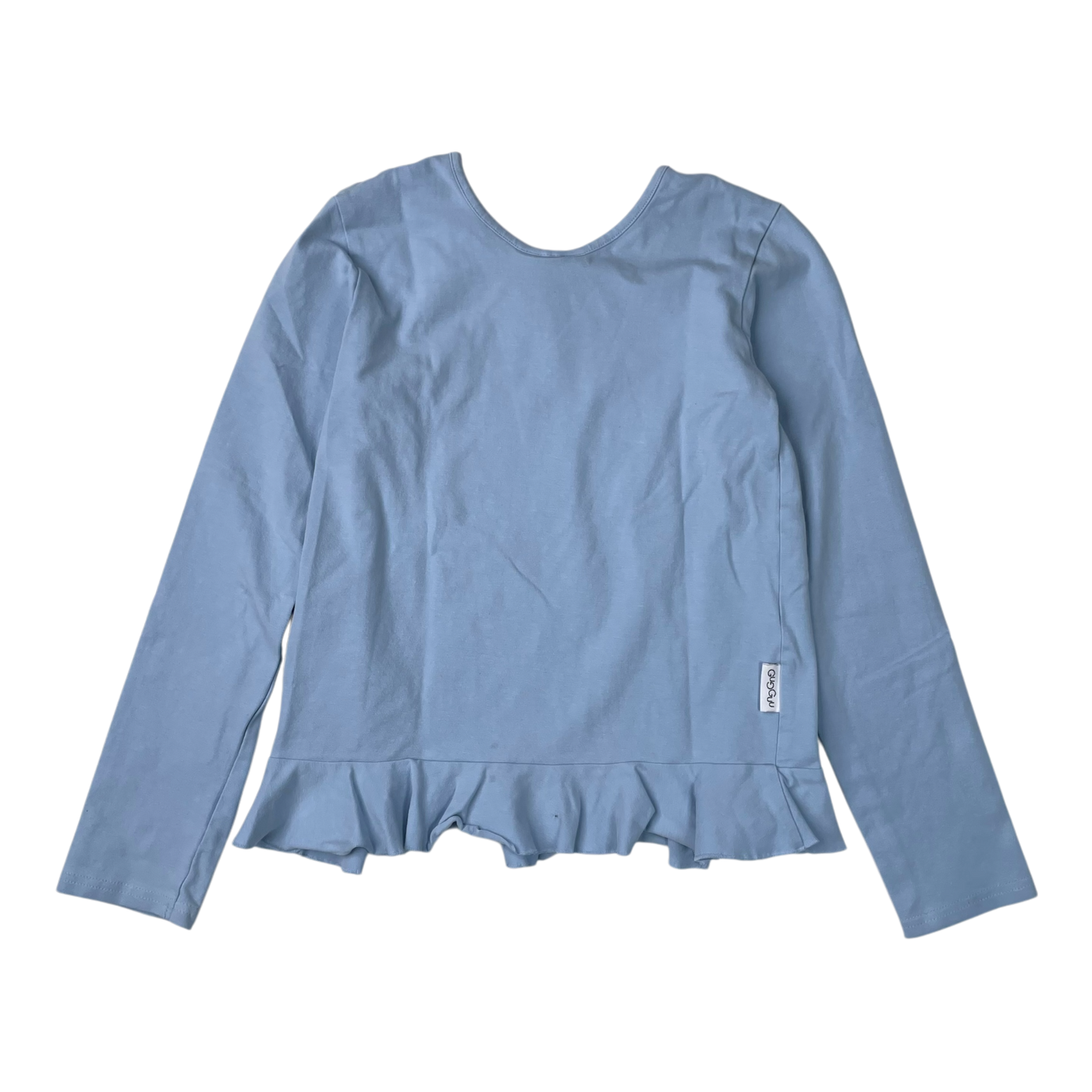 Gugguu frill shirt, baby blue | 134cm