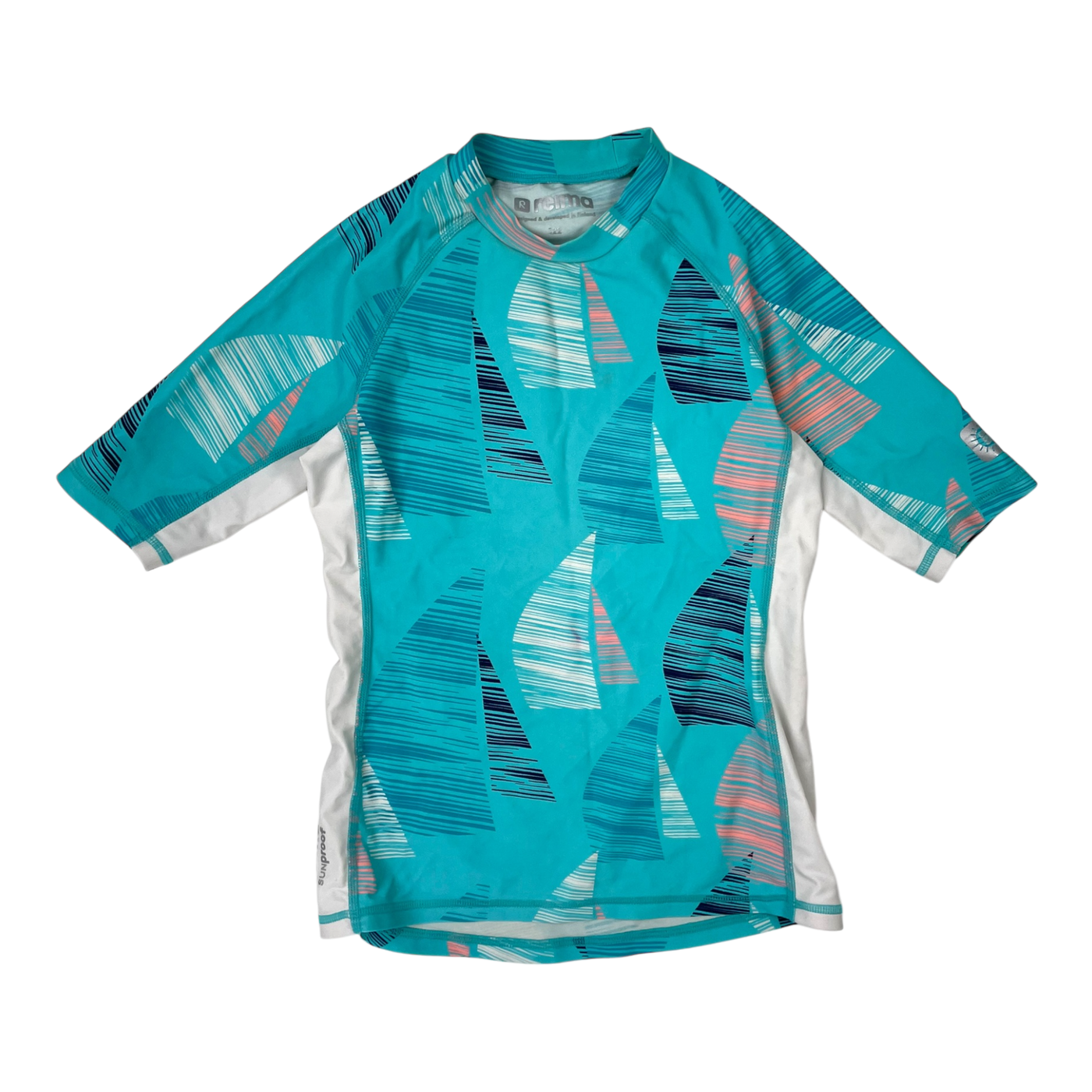 Reima UV swim t-shirt, turquoise | 122cm