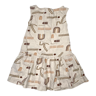 Mainio sleeveless dress, graphical pattern  | 86/92cm