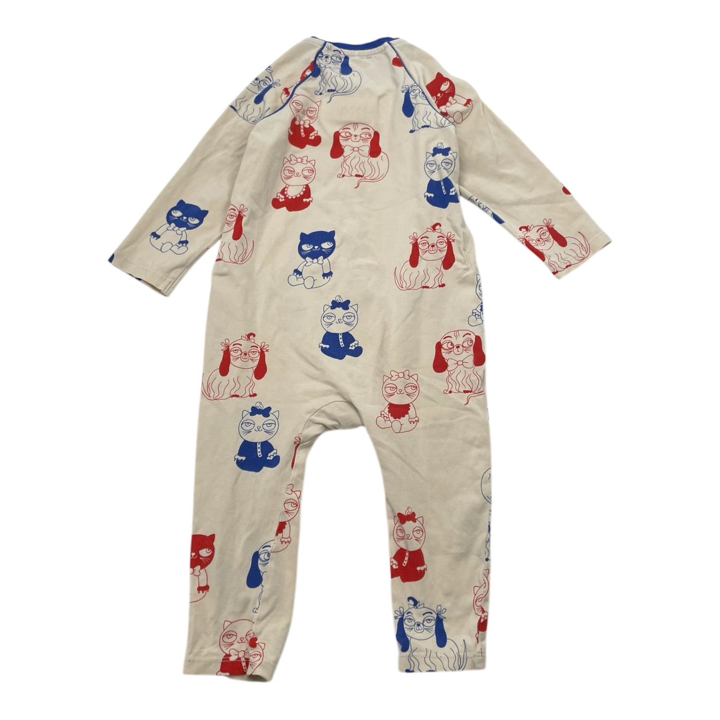 Mini Rodini jumpsuit, cat & dog | 80/86cm