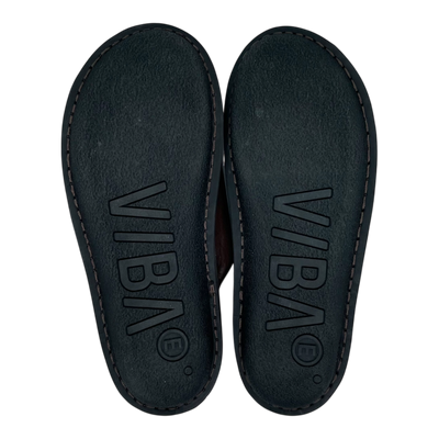 VIBAe Roma leather slippers, cocoa brown | 44