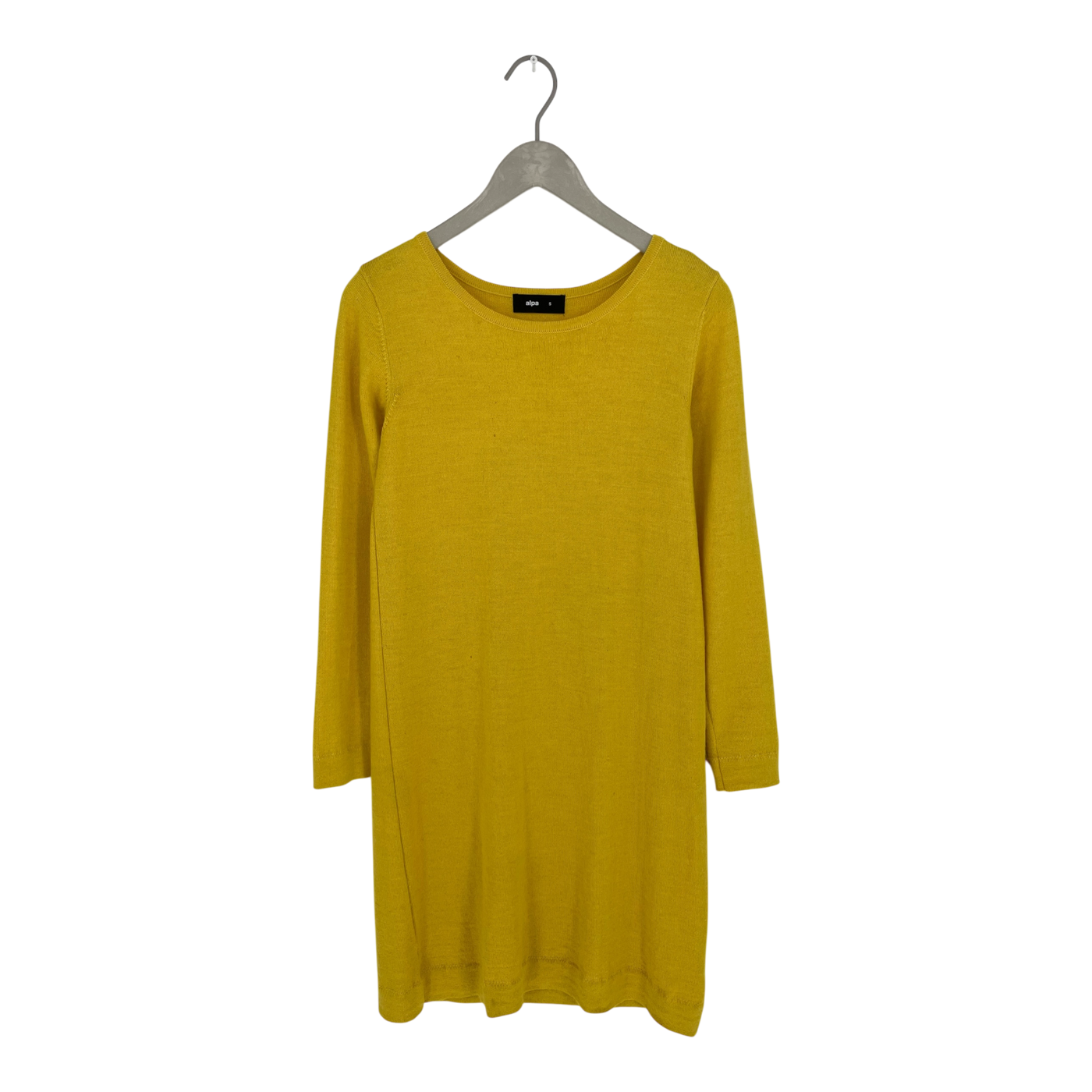 Alpa moonlight knit dress, yellow | woman S