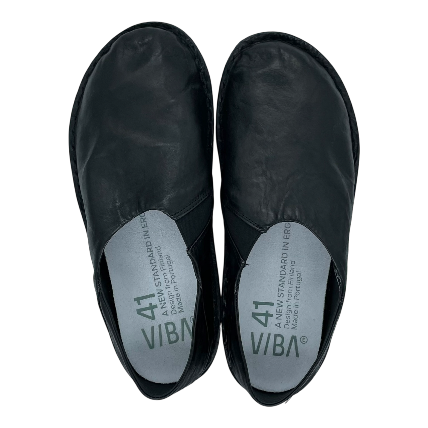 VIBAe Zuma leather shoes, preto black | 41