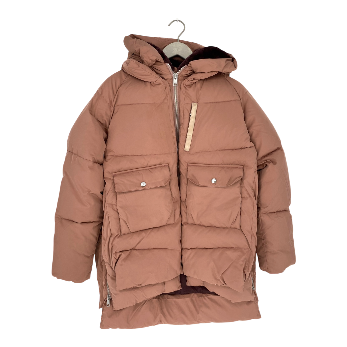Embassy of Bricks and Logs Lyndon puffer jacket, salmon pink | woman S