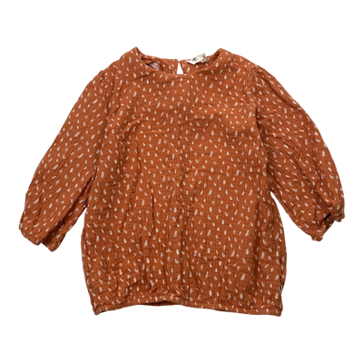 Kaiko muslin shirt, vintage leaf | 134/140cm