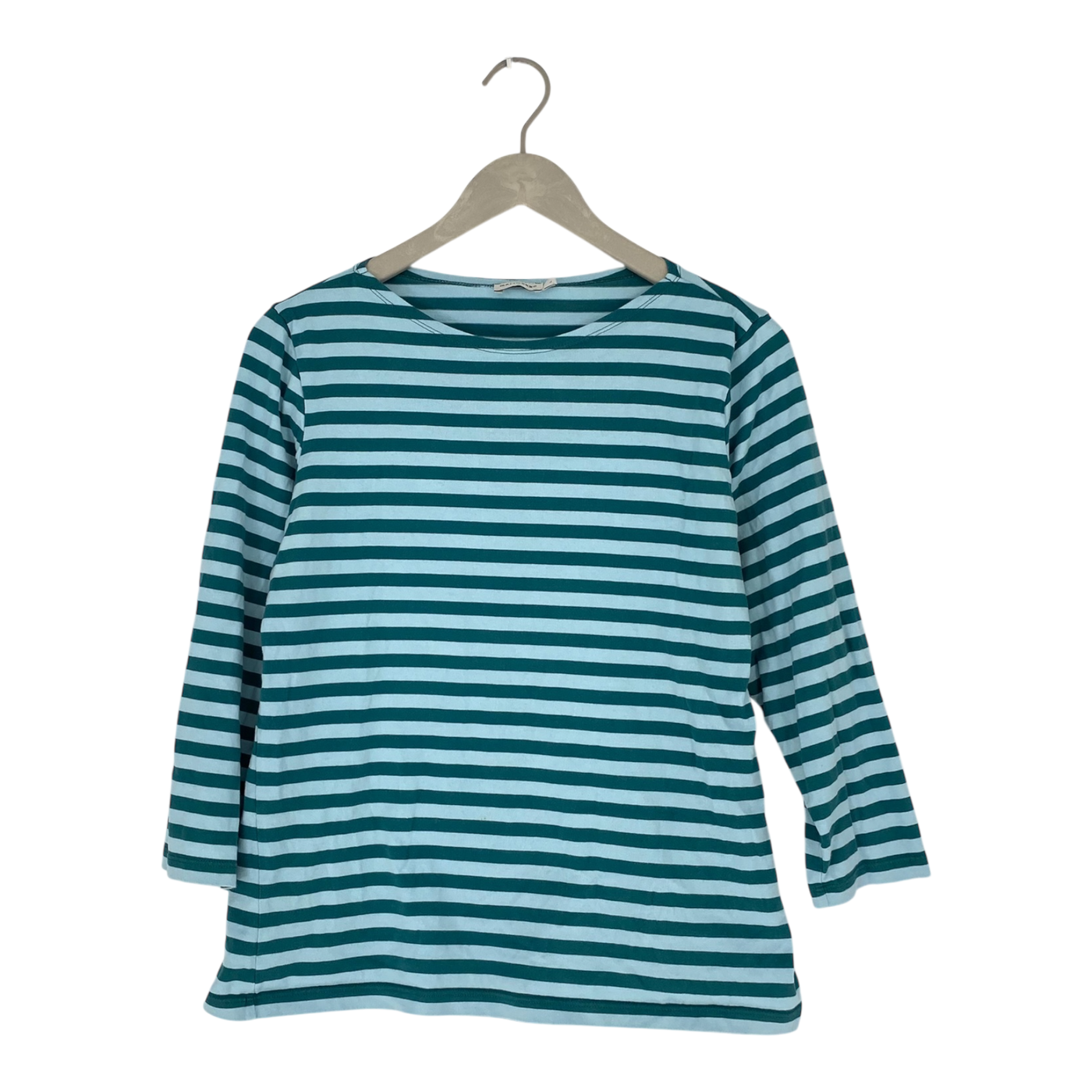 Marimekko stripe shirt, turquoise | woman L