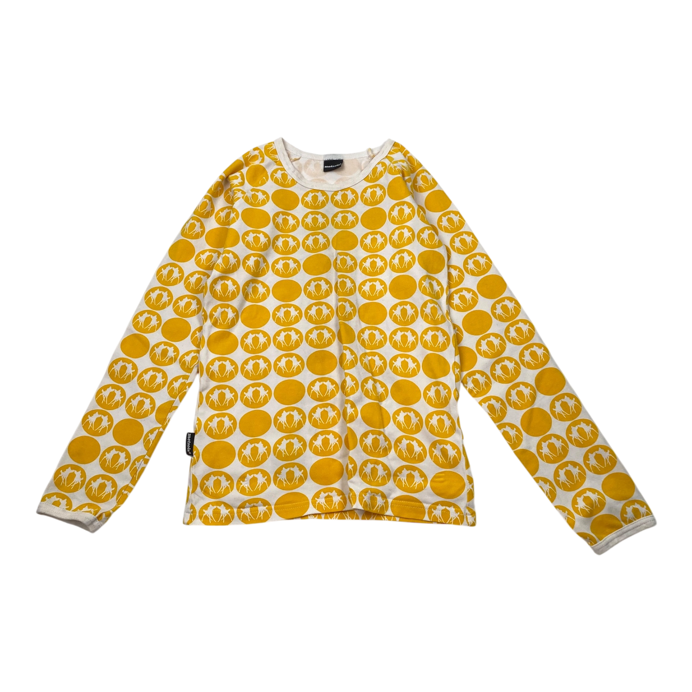 Metsola shirt, yellow / white | 152cm