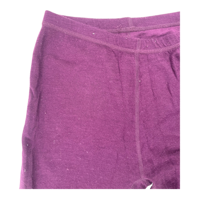 Reima wool base layer leggings, plum | 140cm