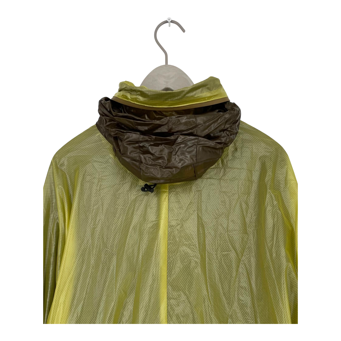 Embassy of Bricks and Logs marpak rain jacket, lime green | woman L