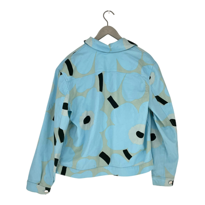 Marimekko denim jacket, unikko | woman M
