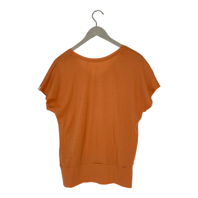 North Outdoor merino t-shirt, orange | woman S