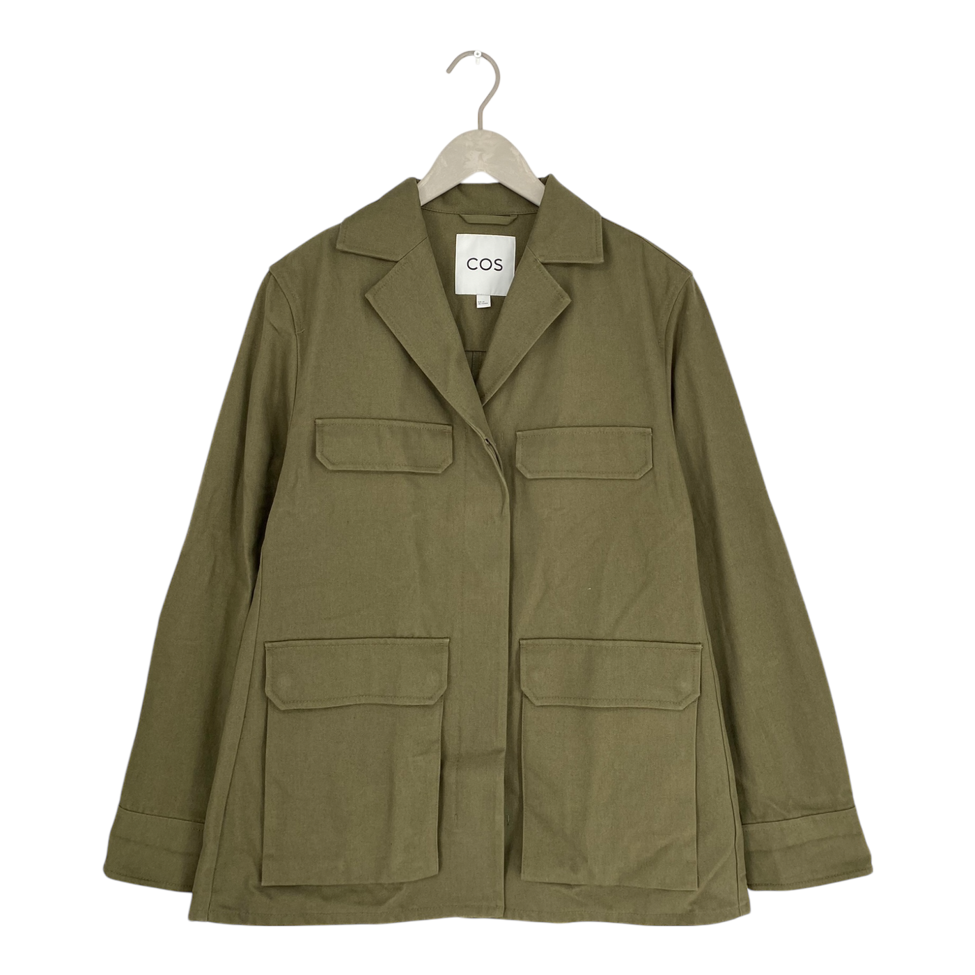 COS cotton jacket, green | woman 40