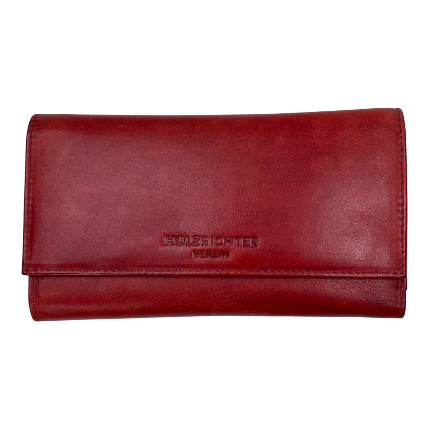 Holzrichter leather wallet, red