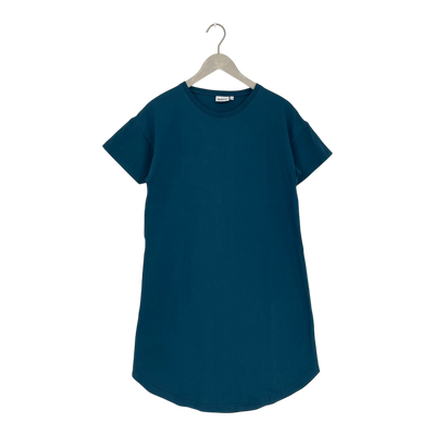 Toive t-shirt dress, teal | woman XS