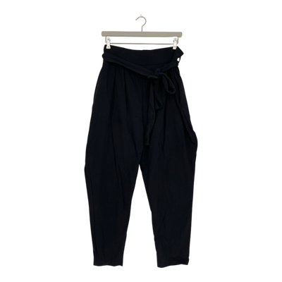 Riva Clothing mukava belted sweatpants, black | woman 3XL