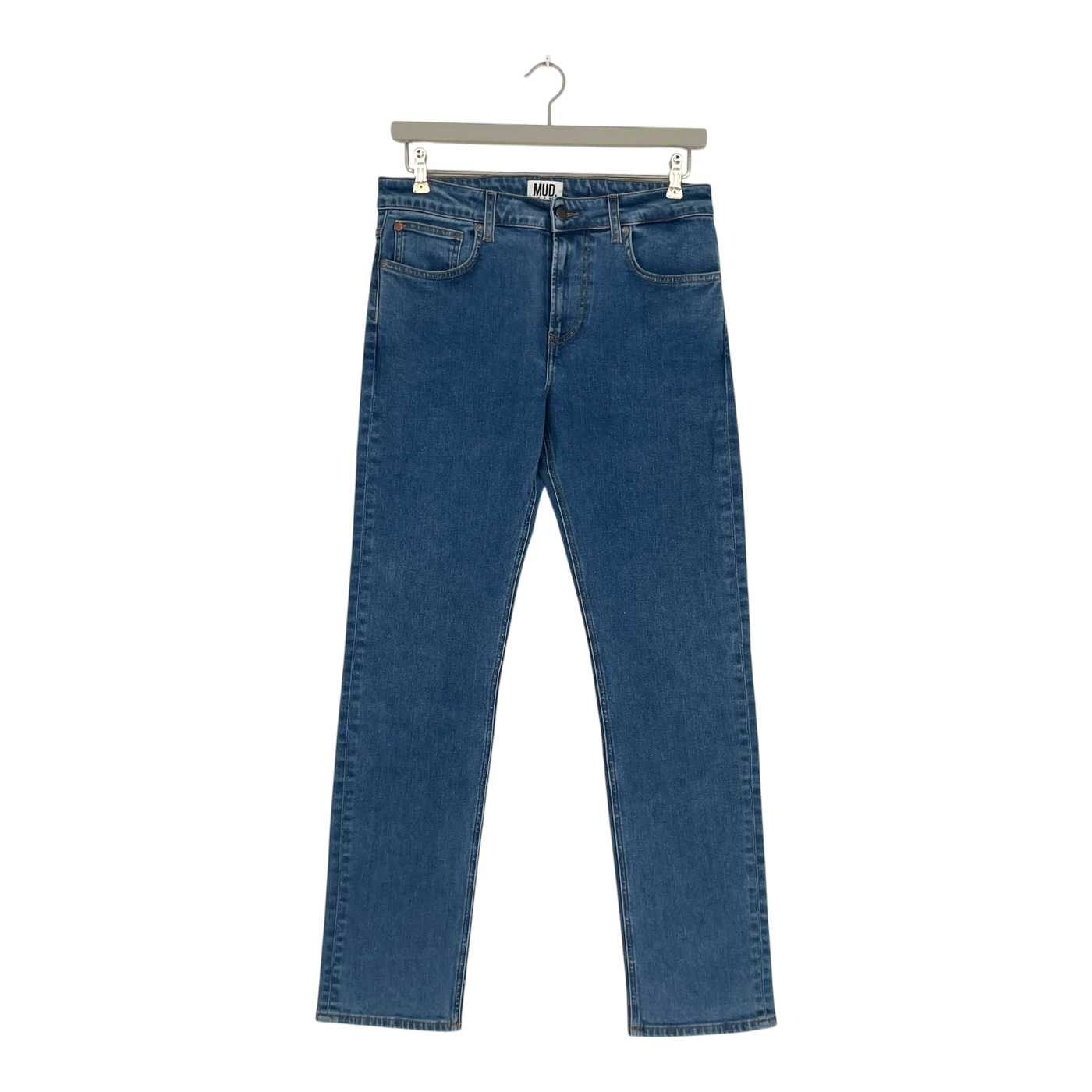 Mud Jeans bryce straigt jeans, denim blue | man 31/34