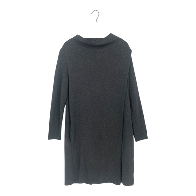 COS fine knit dress, grey | woman M